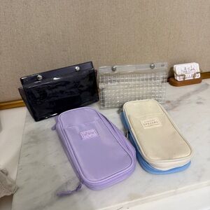 Set of 4 Stationery/Pencil Cases